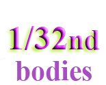 1/32nd Bodies